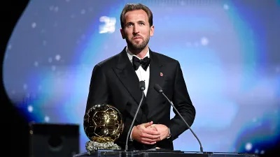 Кейн выиграл «Золотой мяч» с отрывом в 28 очков от Мбаппе. Ямаль отстал на 174 очка, Месси — на 443